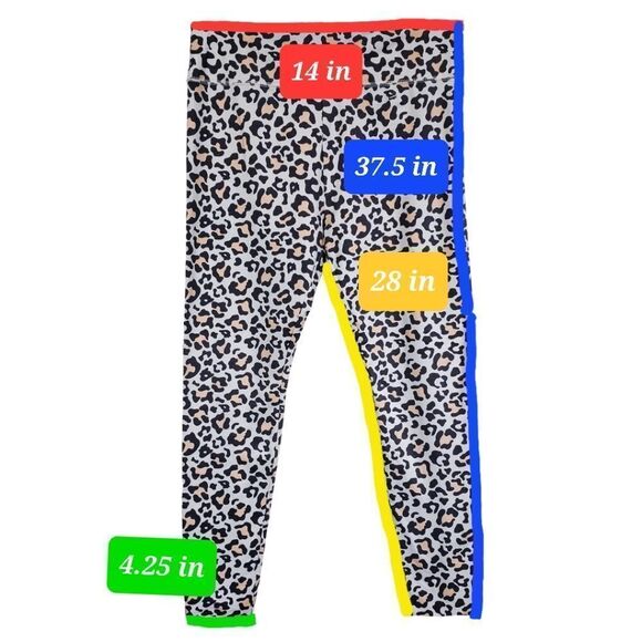 Wild Fable cheetah-print high-rise legging / Women's Medium - Picture 7 of 8